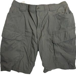 Duluth Trading DuluthFlex Dry On The Fly 11" Cargo Shorts Men's 38 Grey